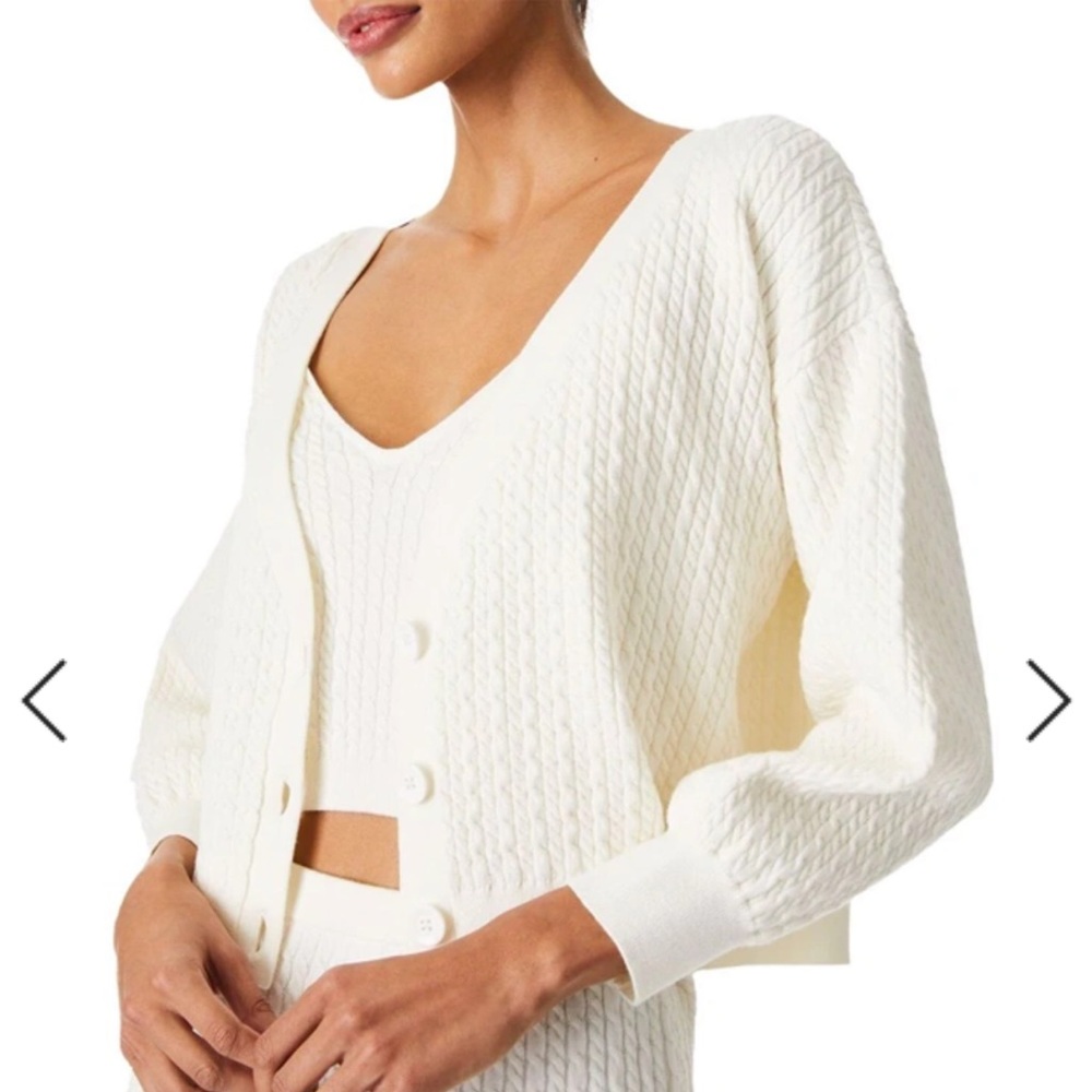 Zelina white cardigan